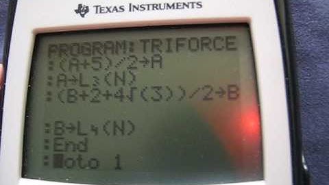 Calculator Programming Episode 4: Sierpinski Triangle