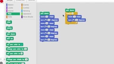 Saving Time and Avoiding Errors with Repeat: Programming in Scratch 2.0