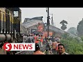 Train collision in India kills at least 13