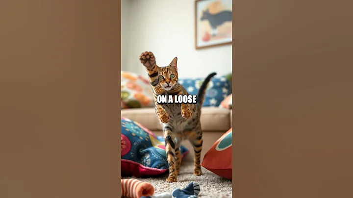 Watch the video about The Hilarious Antics of the Toyger Cat