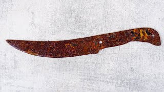 Restoration Rusty Skinning Knife