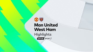 Thumbnail for HIGHLIGHTS: Manchester United v West Ham | Premier League