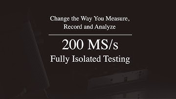 MR6000 Memory Recorder - Capture high switching frequencies