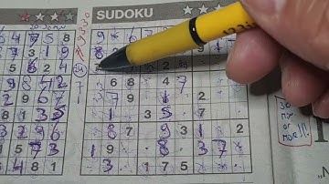 Wednesday. Bonus Extra edition (#9330) Four Stars Sudoku puzzle. 09-25-2024 part 2 of 4