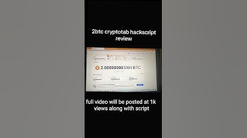 Earn free Bitcoin from cryptotab | cryptotab hacking script  #bitcoinmining