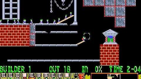 Oh No! More Lemmings - Wild Level 17