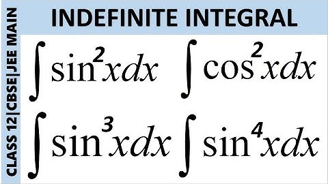 CLASS 12//INDEFINITE INTEGRAL//BASIC CONCEPT//EXPLAINED IN HINDI//PROBLEM SOLVED// MATHSPEDIA
