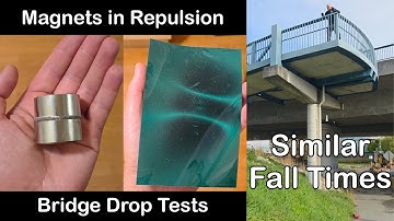 🔬#MESExperiments 52: Magnets in Repulsion Bridge Drop Tests