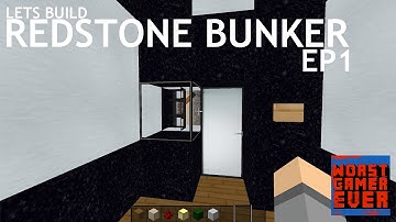 Redstone Bunker ! - Lets Build #1