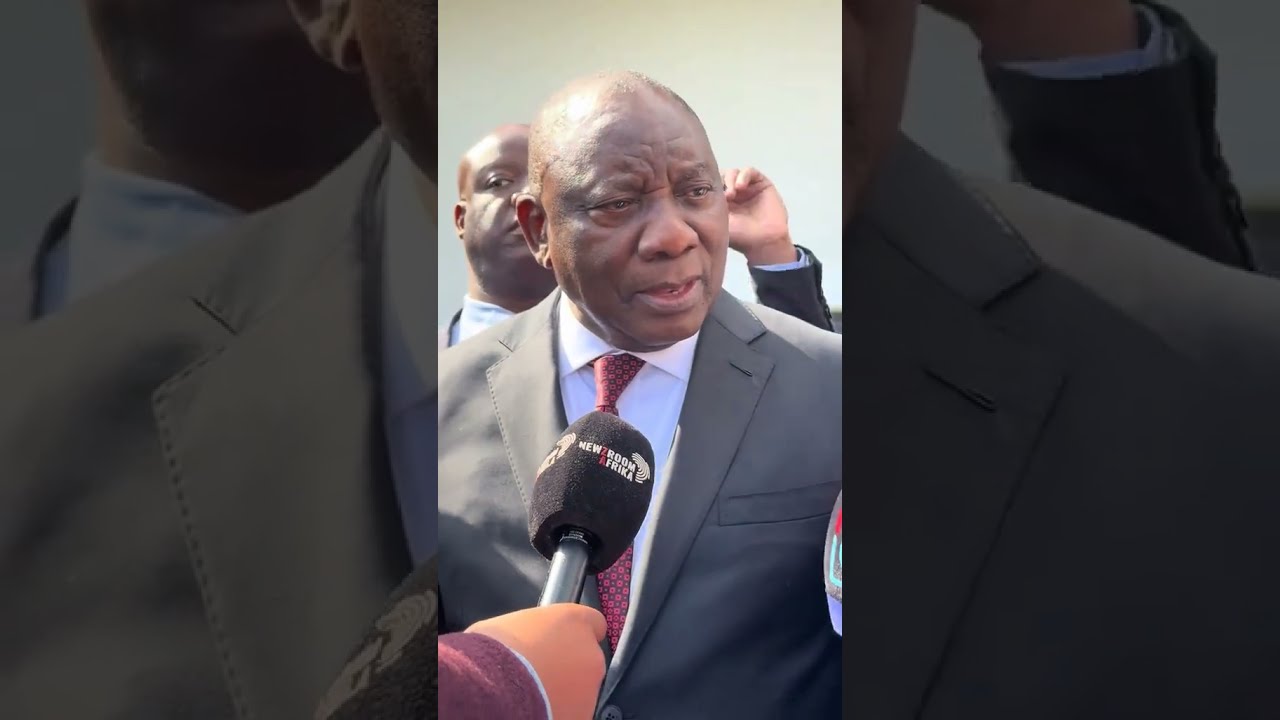  I Am Leaving Now President Cyril Ramaphosa