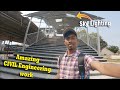 Amazing civil engineering WORK 😱ll FOB SKY Lighting Constructions ll What civil engineers DO ?