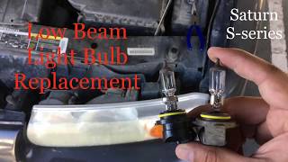 2001 Saturn SL2 Low Beam Bulb Replacement How-To/Tutorial