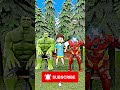 Hulk & Zombie Iron Man Funny Head Swap Animation! 🧟♂️🦸♂️ #Hulk #IronMan