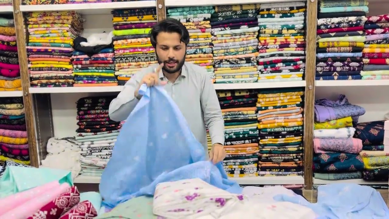 Eid Collection Special discount Bareez 3 Pc suite Abdullah fabrics Rawalpindi saddar 03171575375