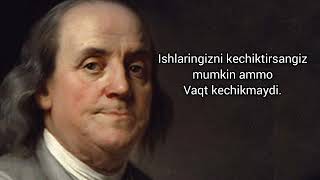 BENJAMIN FRANKLIN HIKMATLARI UZB TV