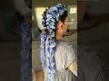 Got my hair braided again by #braidbabes (link in comments) #braids #braid #braidstyles #bluehair