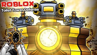 Roblox : Toilet Tower Defense #54 🕒 Scientist Clockman ตัวฟาร์มเงินที่สร้างป้อมได้ !!!