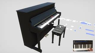 [Unity] 3D MIDI PIANO DEMO - Pretender / Official髭男dism