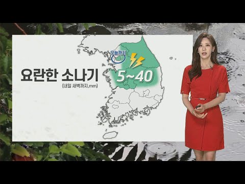 [날씨] 다시 한낮 30도 더위…내륙 요란한 소나기 / 연합뉴스TV (YonhapnewsTV)