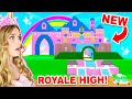 *NEW* ROYALE HIGH CASTLE BUILD IN ADOPT ME! (ROBLOX)