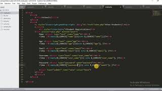 php  form update delete user session 230120182039