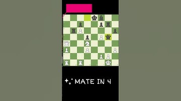 MATE IN 4 // level:easy  // #youtube #chess