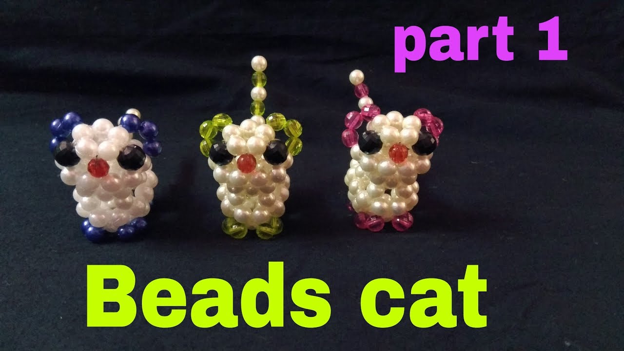 How to make a cat out of beads How to make a cat out of beads