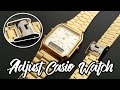 How To Adjust Casio Watch Band