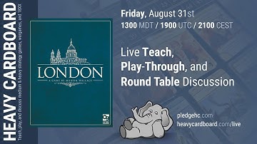 3p London (second edition) Play-through, Teaching, & Roundtable discussion by Heavy Cardboard