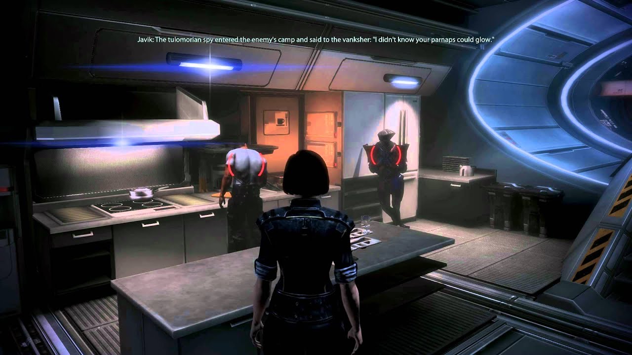 Mass Effect 3: Javik & James banter [From Ashes DLC]