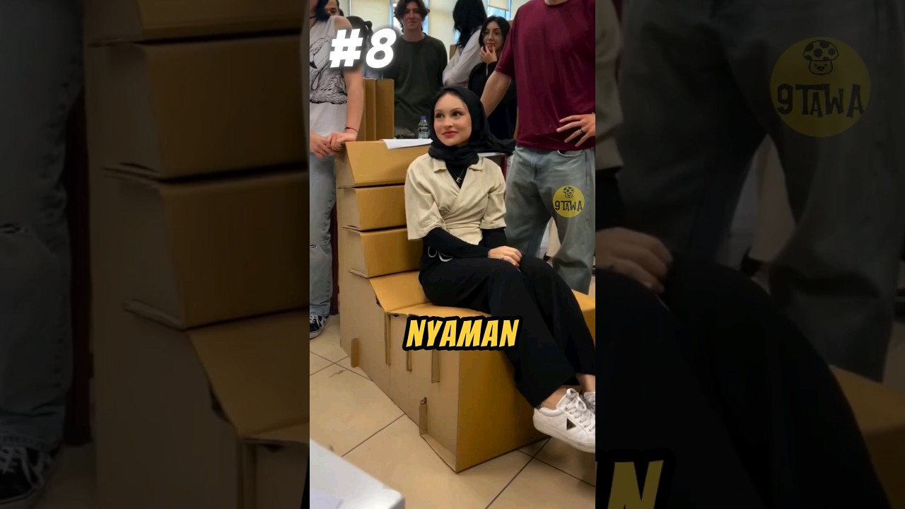 Kardus Bekas = Bangku Unik 😍 (@gaziendustriyeltasarim) 