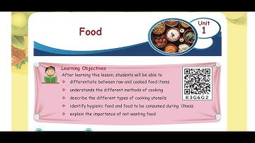 FOOD  - PART 2  - UNIT 1 - TERM 2  SCIENCE - 4TH STD - ENGLISH  MEDIUM