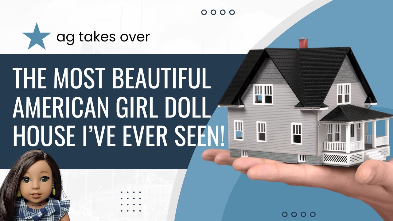 Самый красивый кукольный домик American Girl, который я КОГДА-ЛИБО видела!!!