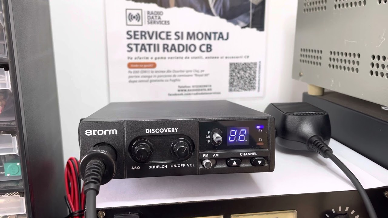 Storm Discovery ASQ - Test statie radio CB | www.radiodata.ro