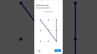 Pattern lock view on Android using custom view screenshot 2