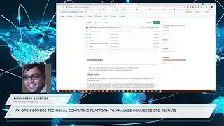 An Open Source Technical Computing Platform to Analyze CONVERGE CFD Results