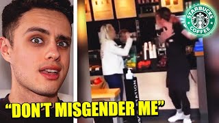 Trans Starbucks Barista FIRED After Going CRAZY At Customer For Being MISGENDERED..