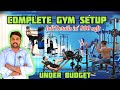 Gym setup 🔥💯 #gym #fitness #workout #fitnessmotivation #bodybuilding #training #health #style #sport