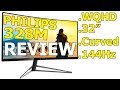 Philips 328M 32" Curved 2K 144Hz Display\Monitor Review