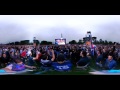 Euro 2016: La Marseillaise de France-Roumanie, dans la fanzone Tour Eiffel, à 360 degrés