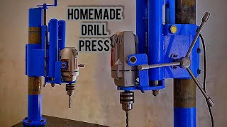 Awesome! Homemade Drill Press ( scrape strut and gear )