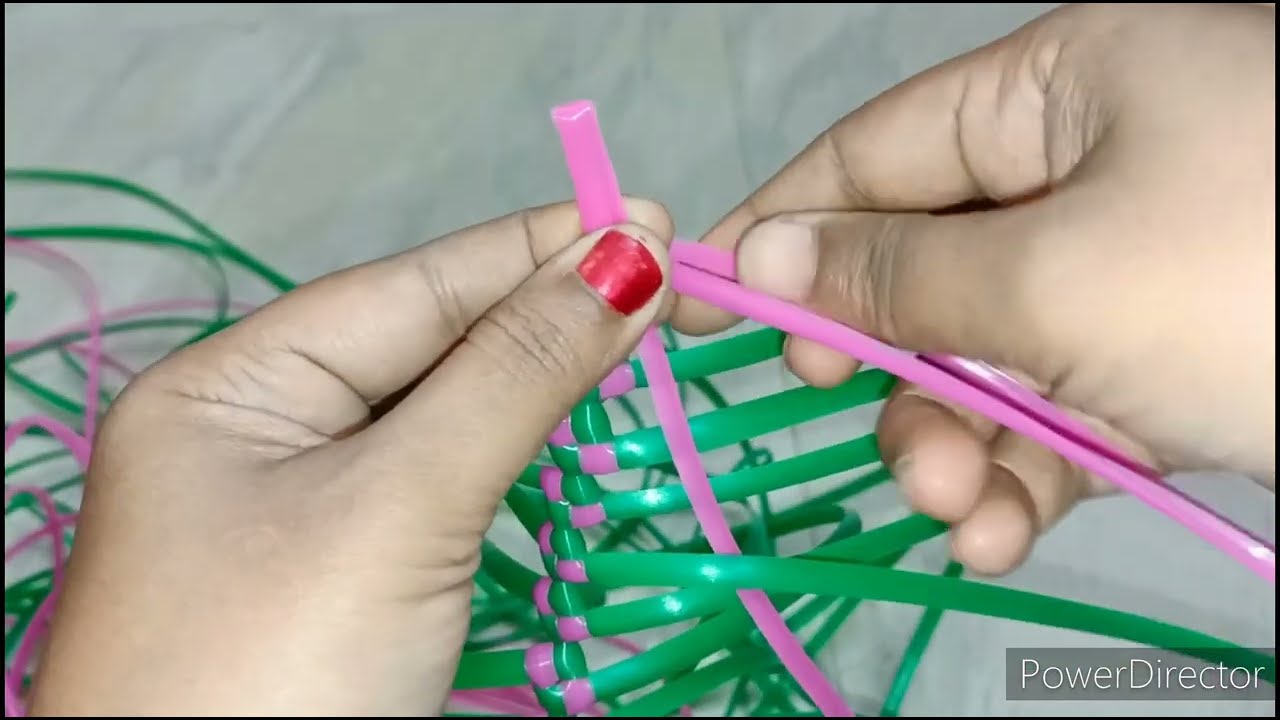 3 roll basket/ ஏணி படி முடிச்சி இல்லாமல் / beginners video