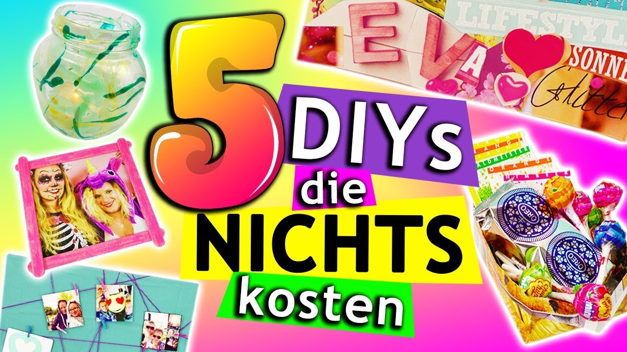 5 DIYs, die nichts kosten, Gratis DIY mit Dingen, die man Zuhause hat