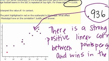 AP Stats - Lesson 3.1B - Scatterplots and Correlation