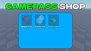 How to Make a Gamepass Shop - Roblox Scripting Tutorial