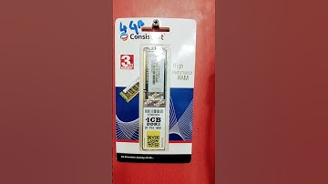 RAM Consistent 4GB & 8GB  DDR3