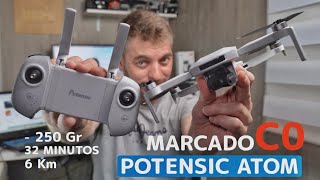 POTENSIC ATOM | MEJOR DRONE PARA EMPEZAR?  Drone 4k 32 minutos y MARCADO C0