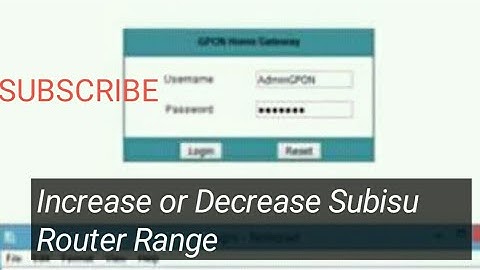 How to Increase or Decrease wifi range subisu nokia router (wifi ko range kasri badu ne gatune)