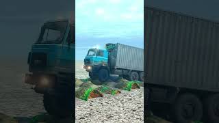 Trailer Truck vs Broken Bridge | Spintires MudRunner BeamNG.drive E106
