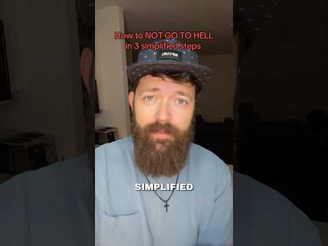 HOW TO NOT GO TO HELL Simplified Jesusisking Christianshorts Faith Inspo Chose Jesus